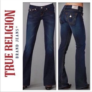 🐞True Religion JOEY Twisted Flare Denim Jeans